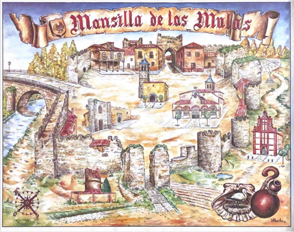 Villa Casa Belia à Mansilla de las Mulas Extérieur photo